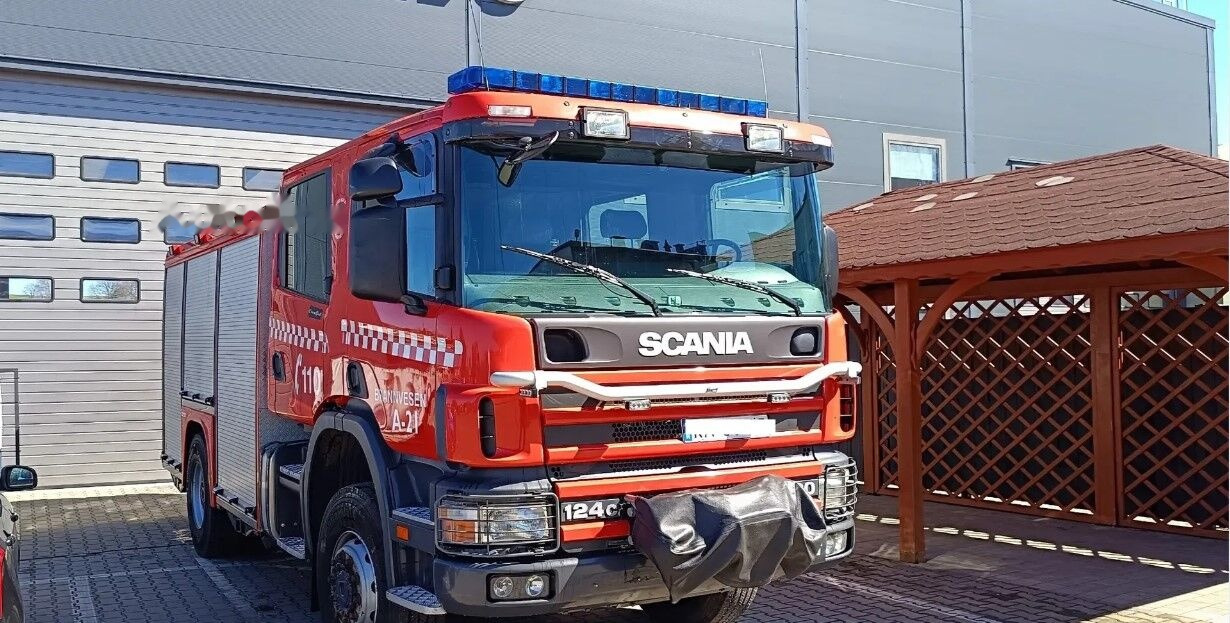 הַחכָּרָה Scania P124 4x4 Doka Fire truck Scania P124 4x4 Doka Fire truck: תמונה 3