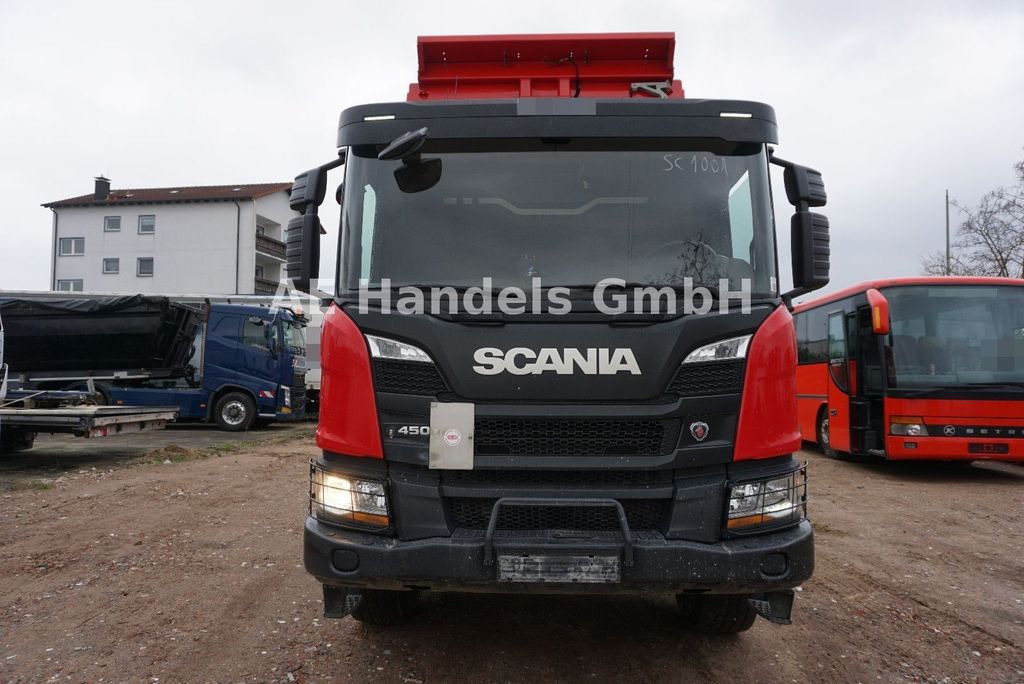 מזהיר Scania P450 XT BB 8x4 *Meiller-20m³/AP-Achsen/Kamera: תמונה 12