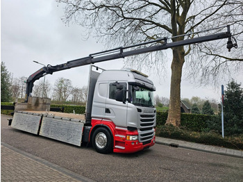 משאית מנוף, משאית צד נופל/ שטוחה Scania R410 6x2*4 Lift/Lenckachse: תמונה 3