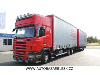 משאית וילונות צד Scania R420 6x2 OPTICRUISE EURO IV BDF + WECON AWZ: תמונה 1