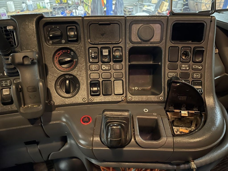 מזהיר Scania T124-420 TORPEDO HAUBE - 6x4 - KIPPER - MANUAL GRS900 3+3 - STEEL SPRING / BALLIESTAS / LAMES / BLATT: תמונה 17