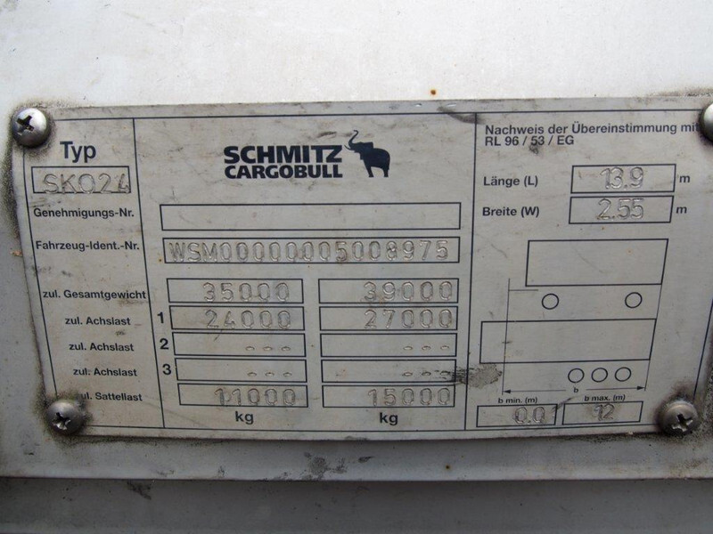 סמיטריילר בתיבה סגורה Schmitz Cargobull Closed box: תמונה 11