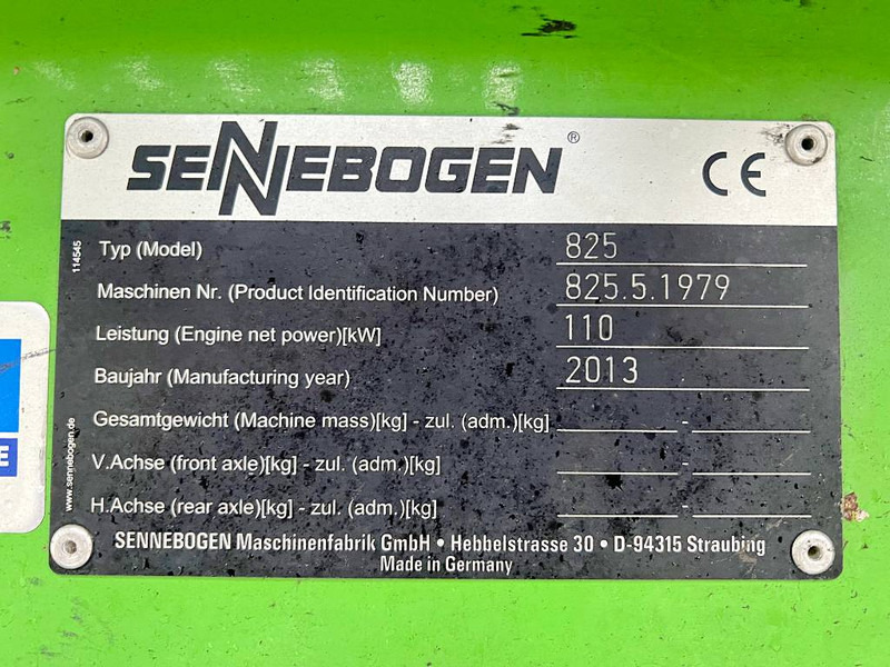 מטפל בפסולת/ תעשייתי עבור הובלה של אשפה Sennebogen 825 Excellent Condition / Full Electric: תמונה 15