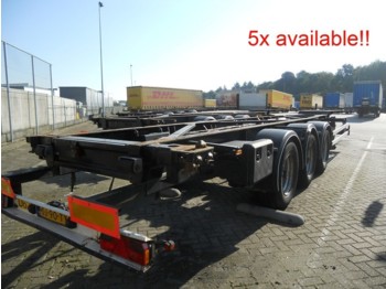 Tirsan CS 40ft + 45ft Normaal en high cube! 5x - סמיטריילר מוביל מכולות/ החלפת גוף