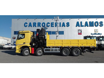 משאית צד נופל/ שטוחה MERCEDES-BENZ Arocs 4140
