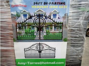 ציוד לגינה Unused 2021 Greatbear 14' Bi-Parting Wrought Iron Gate (1 Pair): תמונה 1
