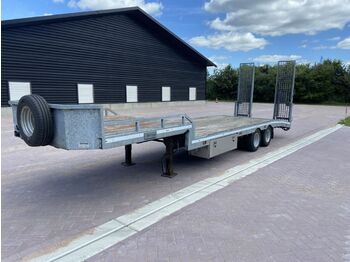 סמיטריילר עם מטען נמוך Veldhuizen Be oplegger 10 ton semi dieplader met roostervloer: תמונה 1