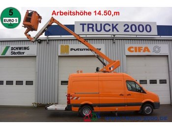 פלטפורמה אווירית מותקנת על משאית Volkswagen Crafter Ruthmann 14,5m Arbeitshöhe 7.20m seitl.: תמונה 1