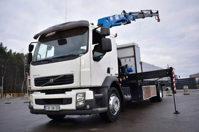 משאית צד נופל/ שטוחה, משאית מנוף Volvo FE 280: תמונה 6