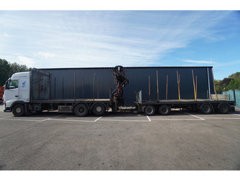 משאית מנוף Volvo FH480 6X2 MANUAL TIMBER TRANSPORT COMBI WITH TRAILER: תמונה 1