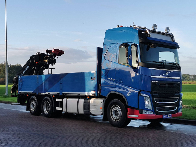 משאית צד נופל/ שטוחה, משאית מנוף Volvo FH 540: תמונה 6
