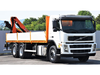 משאית מנוף, משאית צד נופל/ שטוחה Volvo FM 300 Pritsche 7,40m + PK 10000/FUNK: תמונה 4
