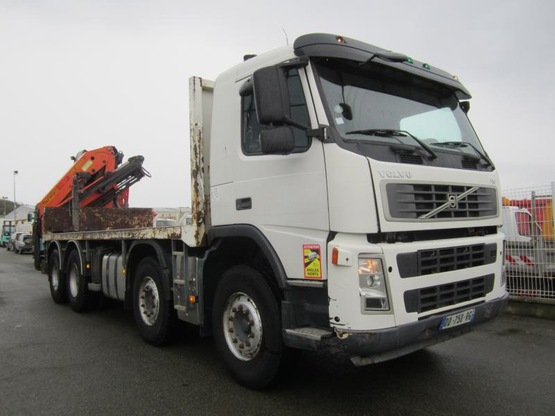 משאית צד נופל/ שטוחה, משאית מנוף Volvo FM 360: תמונה 2