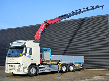 משאית צד נופל/ שטוחה, משאית מנוף Volvo FM 500 6x2*4 / HMF 32 TM KRAN / CRANE 18.9 mtr!: תמונה 1