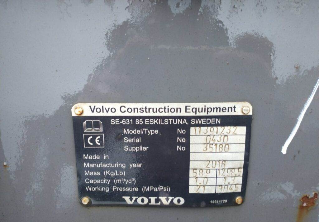 דלי מעמיס עבור מכונת בנייה Volvo Klappschaufel: תמונה 5