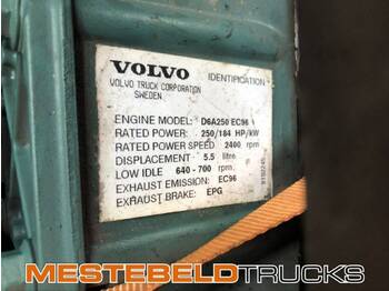 מנוע עבור משאית Volvo Motor D6A 250 EC96: תמונה 5