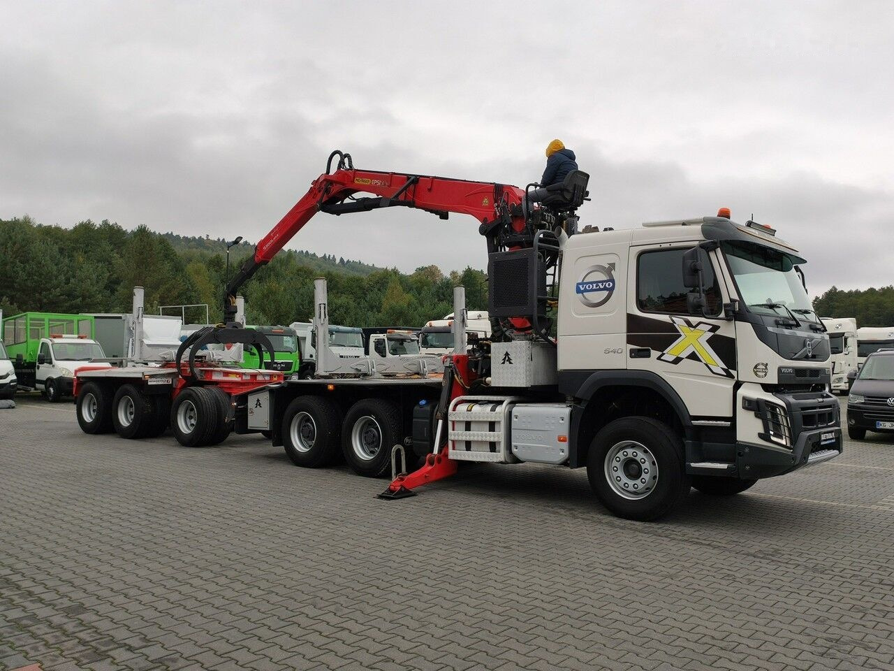 משאית עץ, משאית מנוף Volvo Volvo FMX 540 FMX 540: תמונה 49