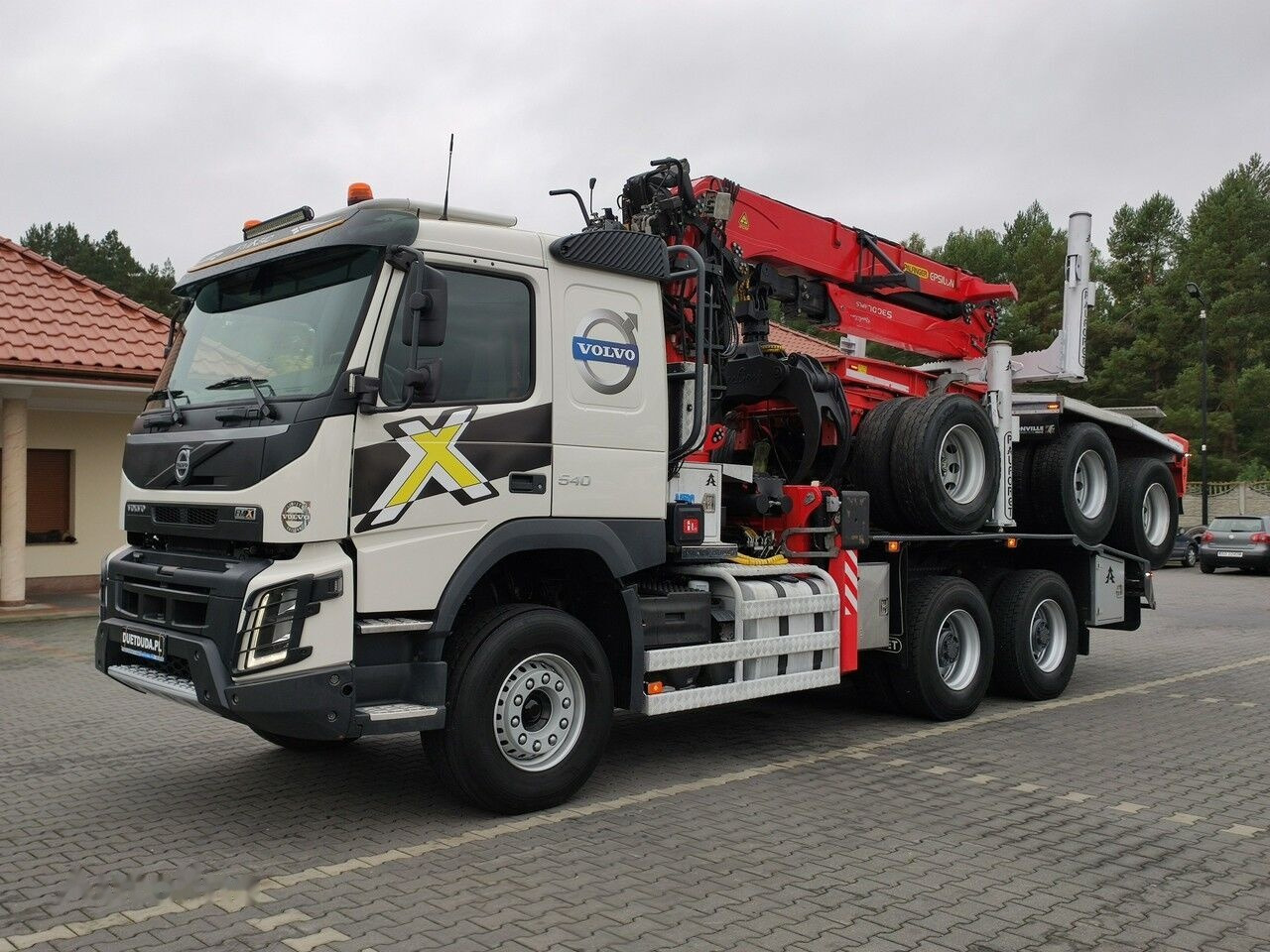 משאית עץ, משאית מנוף Volvo Volvo FMX 540 FMX 540: תמונה 39