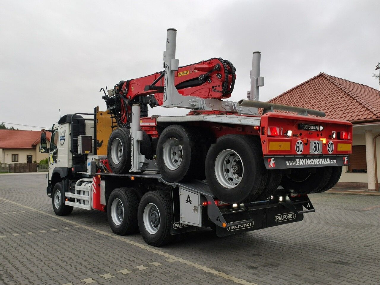 משאית עץ, משאית מנוף Volvo Volvo FMX 540 FMX 540: תמונה 15