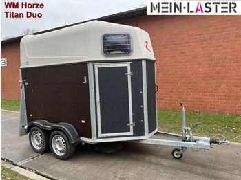WM Meyer Horze Titan  Duo / 2-Pferde/ Sattelkammer NL 1,2  - קרון נגרר להובלת בעלי חיים