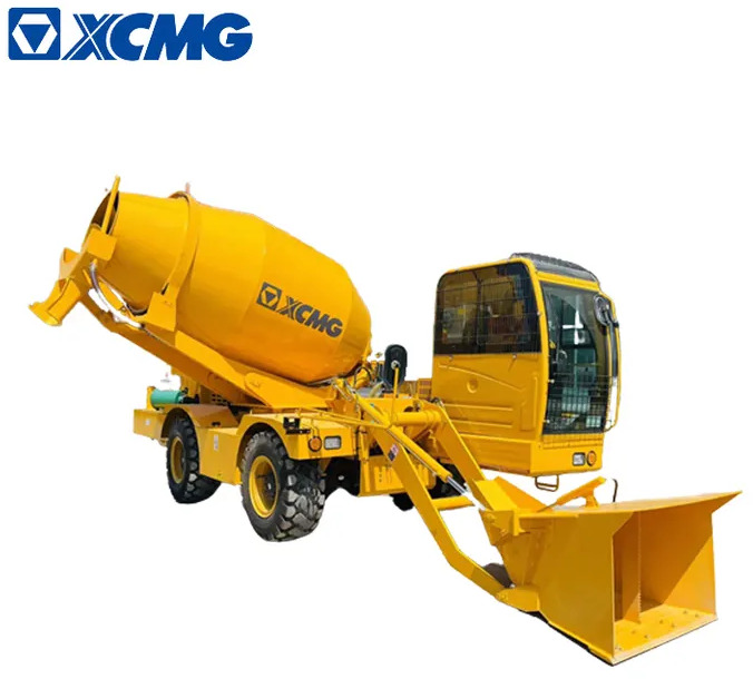 משאית מערבלת בטון XCMG Official 4 Wheel Drive Mini 4m3 Self Loading Concrete Mixer Machine: תמונה 6