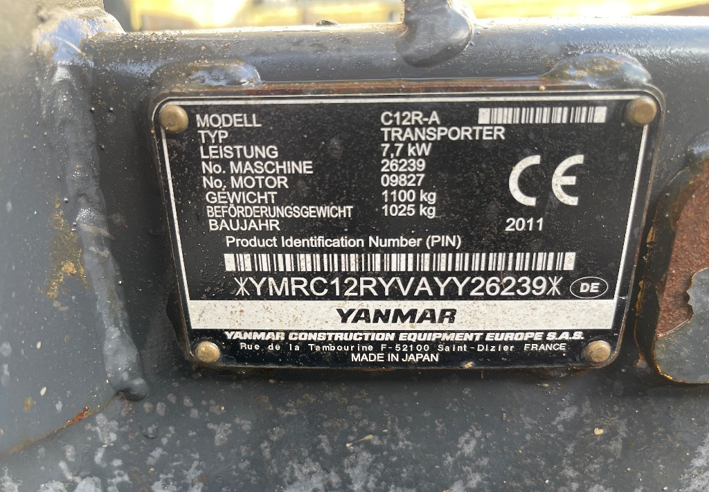 מיני מסיר פסולת Yanmar C 12 R: תמונה 5