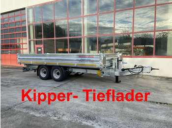 Möslein Kipper Tieflader, Breite Reifen-- Neufahrzeug - - קרון נגרר עם מזהיר: תמונה 1