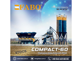FABO COMPACT-60 CONCRETE PLANT | CONVEYOR TYPE - מנחית בטון: תמונה 1