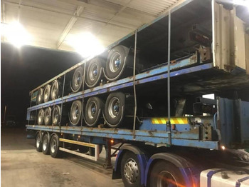 SDC 5 x SDC Tri axle Platform Flatbed trailer - סמיטריילר צד נופל/ שטוח: תמונה 1