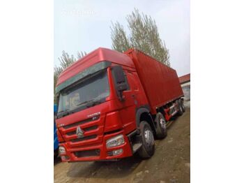 Howo 8X4 Box Truck Box Van - מוביל מכולות/ משאית החלפת גוף: תמונה 1