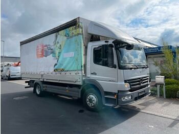 משאית וילונות צד Mercedes-Benz Atego 1224 L Pritsche + Plane  Klima: תמונה 1