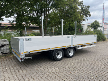 קרון נגרר צד נופל/ שטוח Möslein  14,4 t Tandem- Pritschenanhänger- Tieflader: תמונה 3