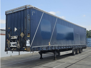 סמיטריילר עם וילונות צד KRONE