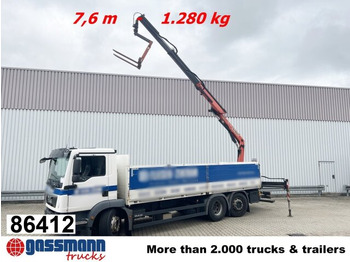 משאית צד נופל/ שטוחה MAN TGM 26.340