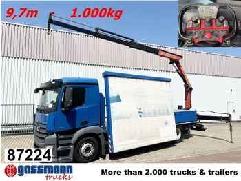 משאית צד נופל/ שטוחה MERCEDES-BENZ Antos