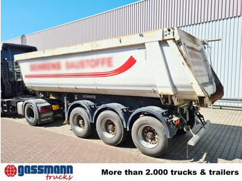 סמיטריילר עם מזהיר Schmitz Cargobull SKI 24 SL 7.2, Stahlmulde ca. 25m³, Liftachse: תמונה 4