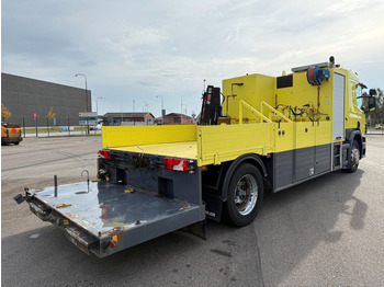 משאית צד נופל/ שטוחה, משאית מנוף Scania P400 LB 4x2 MLB Euro 5 - 324 tkm.: תמונה 3