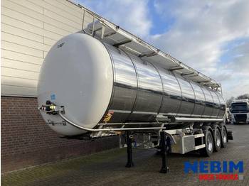 חָדָשׁ סמיטריילר מכל LAG O-3-ST 36.000L RVS - CIP LEIDING NEW: תמונה 1