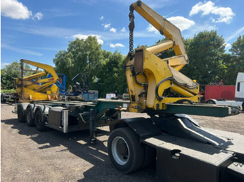 סמיטריילר מוביל מכולות/ החלפת גוף Hammar 195 HC / 20 ft, 2 x 20 ft 40 ft HC, power pack Diesel, Wireless controlle: תמונה 2