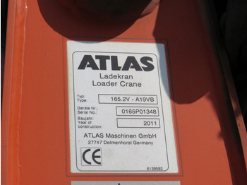 משאית צד נופל/ שטוחה, משאית מנוף MAN TG-S 26.400 6x2-2 BL Pritsche Heckkran Atlas 165.2: תמונה 3