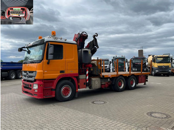 משאית צד נופל/ שטוחה, משאית מנוף Mercedes-Benz Actros 2646 L 6x4  Pritsche Kran Fassi 450 45m/t Mercedes-Benz Actros 2646 L 6x4  Pritsche Kran Fassi 450 45m/t: תמונה 3
