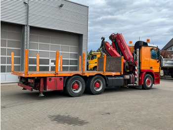משאית צד נופל/ שטוחה, משאית מנוף Mercedes-Benz Actros 2646 L 6x4  Pritsche Kran Fassi 450 45m/t Mercedes-Benz Actros 2646 L 6x4  Pritsche Kran Fassi 450 45m/t: תמונה 5