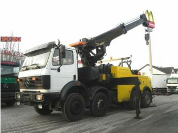 משאית גרירה Mercedes-Benz SK 3535 Pritsche Kran Kran, Brille, Winde etc.: תמונה 1