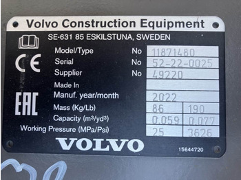 מחפרון Volvo Böschungslöffel schwenkbar: תמונה 4