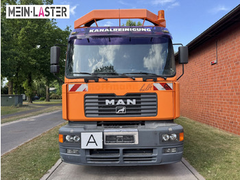 משאית ואקום MAN FE 410 Assmann Saug HD Spüler Recycling +  FB.: תמונה 2