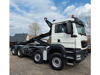 משאית הרמת וו MAN TGS 35.540 8x6H BL TGS 35.540 8x6H BL, HydroDrive, PriTrader, Hiab Abrollkipper bis 7 m: תמונה 5