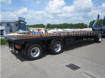 קרון נגרר מוביל מכולות/ החלפת גוף Müller-Mitteltal 24to 3-Achs-Anhänger Absetzer Zwillingsbereift: תמונה 1