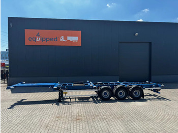 סמיטריילר מוביל מכולות/ החלפת גוף Groenewegen 40FT HC-chassis, BPW+Drum, liftaxle, NL-Chassis: תמונה 2