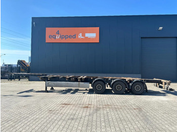 סמיטריילר מוביל מכולות/ החלפת גוף Krone 45FT HC, disc, extendable front+ rear+ bumper, NL-chassis: תמונה 2