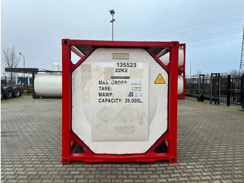 מכל אחסון עבור הובלה של דלק SINGAMAS 20FT ISO, 26.000L/1-COMP/3 BAFFELS/3 manholes, 5Y inspection: 06/2027: תמונה 5